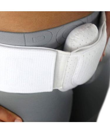 Inguinal Hernia Belt for Men | Adjustable Post Surgery Support Truss for Left/Right Side Hernias (Waist 86-110cm - Buy Online on GoSupps.com