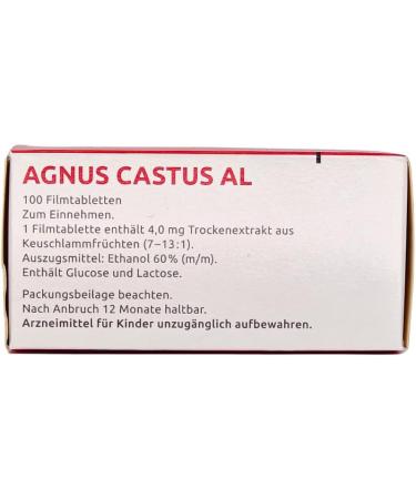 Agnus Castus 3 x 100 St. - Natural Relief for Menstruation Disorders PMS & Mastodynia | Herbal Supplements for Regional Complaints - Buy Online on GoSupps.com