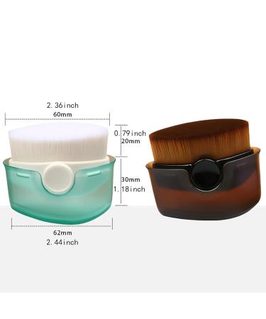 Kids Sunscreen Applicator 2-Pack | Soft Brush Set with Protective Cover for Easy Application - Buy Online on GoSupps.com