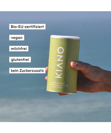 Buy Kiano Bio Matcha Powder - Premium Japanese Matcha Latte with Ginger Cinnamon & Date Powder | Superfood Mix 200g - Buy Online on GoSupps.com