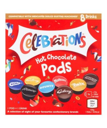 Premier Life Store Celebrations Hot Chocolate Drink Pods 128g