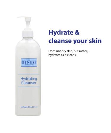 Dr. Denese SkinScience Hydrating Cleanser with Vitamin E & Aloe Vera Extract - 24oz | Remove Make-Up & Oil, Gentle on Skin | Cruelty-Free - Buy Online on GoSupps.com