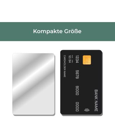 Buy Magati Handpiegel - Double-Sided Compact Makeup Mirror 8x5.5cm Set of 5 - Ideal for Wallets & Bags | International Shipping Available - Buy Online on GoSupps.com