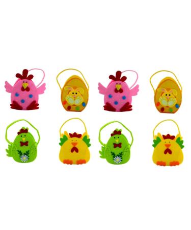 STOBAZA Animal Carrying Bucket 2pcs Candy Bags Hamper Easter Plushies Candies Easter Egg Toss Easter Candy Bag Bag Animal