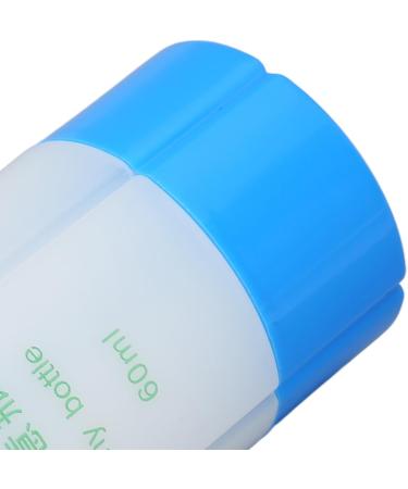 Verdant Touch Toiletries Bottle 4 in 1 Travel Bottle Leak Proof Pre Printed Refillable Toiletries Container for Shampoo Lotion 60ml Blue - Buy Online on GoSupps.com