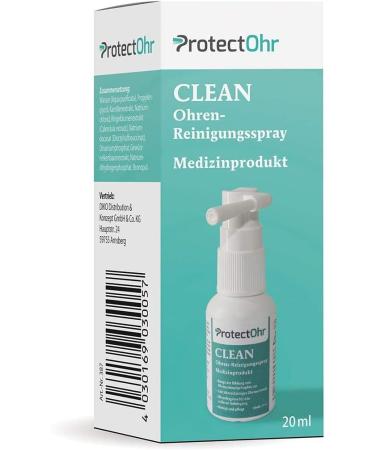 ProtectOhr Ear Spray Clean - Gentle Ear Cleaning Solution for Adults & Children (20 ml) | Safe & Effective Care - Buy Online on GoSupps.com