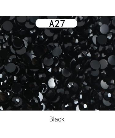 1400pcs AB Color Resin Rhinestones Non Hotfix 5mm - 30g | Bling Diamonds for Mugs, Bottles, Tumblers, Crafts - A27 Black - Buy Online on GoSupps.com