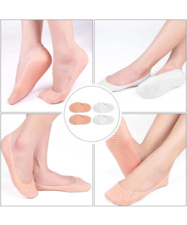 Lurrose Moisturizing Foot Care Socks 2 Pairs No Show Invisible Low Cut Boat Shoes Liner for Men & Women - 16.5x8.7 cm - Buy Online on GoSupps.com