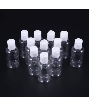 FOMIYES 15 x 75ml Clear Plastic Travel Bottles - Empty Refillable Lotion & Shampoo Containers - Pressure Lock for Liquid Products - Random Color - Buy Online on GoSupps.com