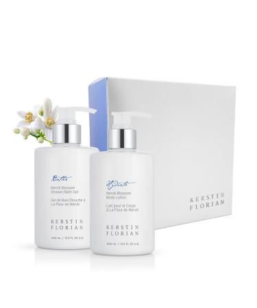 Kerstin Florian Neroli Blossom Duo | Luxurious Bath and Body Care Gift Set for Women |The Ultimate Spa Experience Shower Gel and Lotion Kit