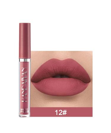 PICKX Long Lasting Matte Liquid Lipstick Set - Waterproof & Sweatproof Velvet Lipstick Gift Box (12 Colors) - Buy Online on GoSupps.com
