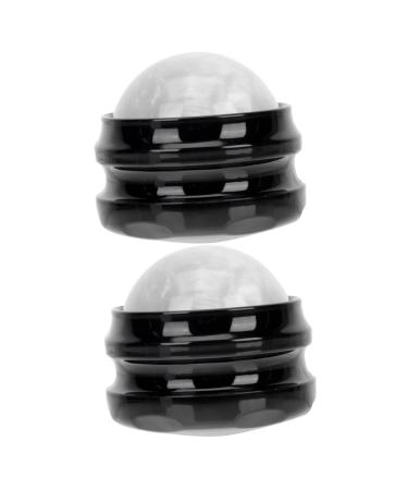 FRCOLOR 2 STK Massage globe Fascia Massage Tool Body Massage Massage Ball Fitness Ball Foot massager Essential Oil Massage device for body relaxation Fascia ball massage hand