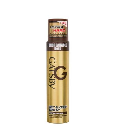 Hair Spray - Ultra Hard 250ml | Quick Drying Long Lasting Hold No Flaking Natural Shine & Easy Wash Off | Contains UV Ray Protector | Hair Spray For Salon Like Finish Clear