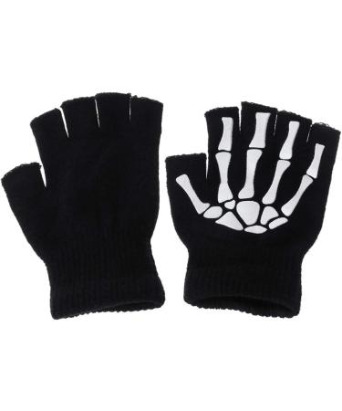 Buy WOWOWO Kids Cycling Gloves - Outdoor Sport Half Finger Skeleton Design | Soft Protective Gear for Bicycle Adventures - Buy Online on GoSupps.com