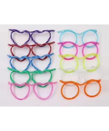 8Piece Silly Straw Eye Glasses Crazy Straws For Kids Kids Funny Glasses Silly Straws Reusable Party Supplies For Kids Crazy Straws For Skids Reusable  - Buy Online on GoSupps.com