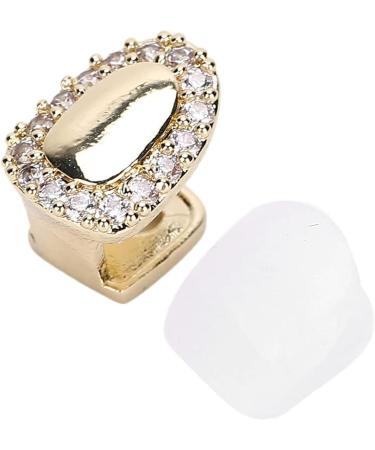 Excessive Gold-Silver Grill Mouth Teeth - Individual Grill Cap for Parties | Diamond Gold Tooth Grills - Buy Online on GoSupps.com