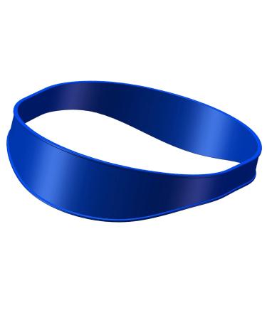 Neckline Shave Template and Hair Trimming Guide Curved Silicone Hair Band Non-Slip Home Haircuts Silicone Home Haircuts Template for Symmetrical Hair Lines Blue