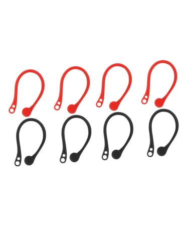 UKCOCO earphone hooks 4 pairs silicone-earlip covers brackets for ears earrings for headphones sports ear hooks earplug holder 1
