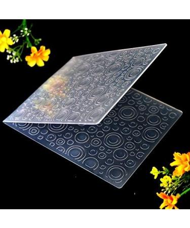 Kwan Crafts Circle Plastic Embossing Folder for Card Making & Scrapbooking | High-Quality Design for Paper Crafts - Buy Online on GoSupps.com