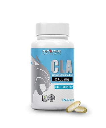 CLA 2400 - Safflower Oil 80% - Linoleic Acid Supplement - Helps Stabilize Weight - Program 30J - French Laboratory Eric Favre