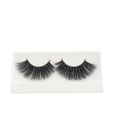 False Eyelashes Natural Eyelashes 25mm Fashionable Thick Curly Eyelashes Dramatic Thick False Eyelashes Suitable for Stage Shows (Pack of 5) (5 pairs 804A)