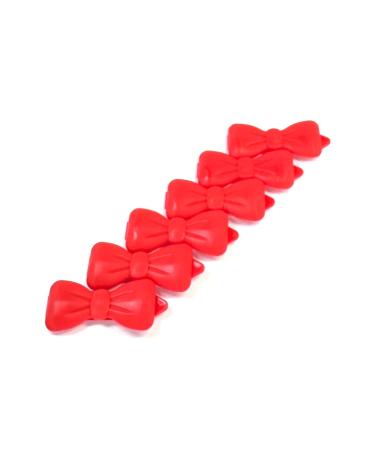 Hair bow hair clip for pets dog hair clip 6 pieces red 08 - Buy Online on GoSupps.com