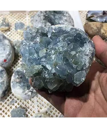 1pc Natural Quartz Crystal Blue Celestite Cluster geodes for Home Decoration 500-600g - Buy Online on GoSupps.com