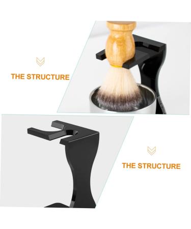 Minkissy Shaving Kit - 3 Sets Barber Razor Brush & Cream Holder for the Perfect Beard Grooming Experience - Buy Online on GoSupps.com