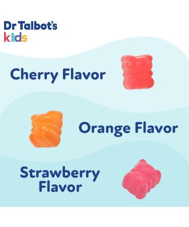 Dr. Talbot's Kids Multi-Vitamin Gummies - Immunity & Growth Support for Children - 60 Gummies - Strawberry Cherry & Orange - Vitamins A C B-12 Zinc - 2+ Years - Buy Online on GoSupps.com