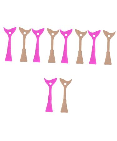 FOMIYES 10 Pcs Eyeliner Baffle Makeup Stuff Mascara Shield Eyelash Shield Separator Eyelash Comb Cosmetic 15x3.2cmx5pcs