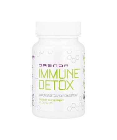 Orenda Immune + Detox - A Premium Blend for Immune Support and Cleanse | Crafted Formula with Calcium d-Glucarate Beta 1 3 Glucans and Muramyl Peptides | Optimal Wellness - 60 Capsules
