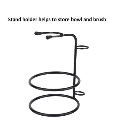 Men's Shaving Set - Stainless Steel Shaver Beard Care Kit with Holder Bowl & Brush - International Shipping - Buy Online on GoSupps.com