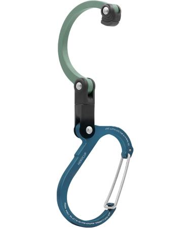HEROCLIP Snap Hook & Hook (Medium) - Mint Teal for Camping Backpacking & Garage | International Shipping Available - Buy Online on GoSupps.com
