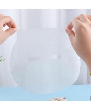 Minkissy 100pcs Skin Care Mask Sheets - Breathable Non-Woven Full Face Masks for Kids & Adults | Beauty Tools for All Ages - Buy Online on GoSupps.com