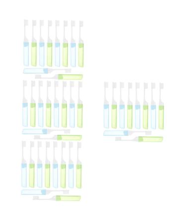 Minkissy 40 pc portable toothbrush collapsible toothbrush manual teeth travel toothbrush folding toothbrush cleaning brush professional toothbrush foldable toothbrush travel
