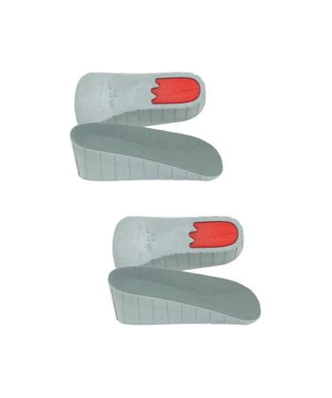 NOLITOY 2 Pairs Height Increase Socks Invisible Insole Non-Slip Increase Insole Height Increase Insole Shoe Heel Lift Pads Height Increase Shoe Insert Internal Heightening Support Pad