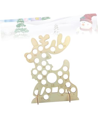 RORPOIR 1pc Chocolate Advent Calendar Christmas Table Decorations Xmas Chocolate Rack Wooden Ornaments - Buy Online on GoSupps.com