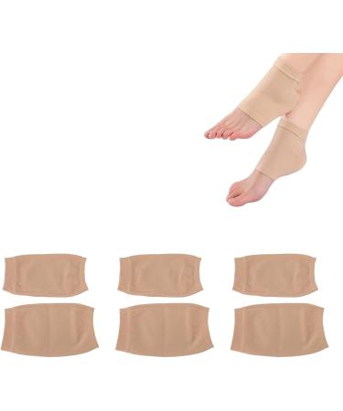 Moisturizing Heel Socks Open Toe Breathable and Comfortable 3 Pairs Heel Repair Socks for Cracked Heels (Dark Skin Color) - Buy Online on GoSupps.com