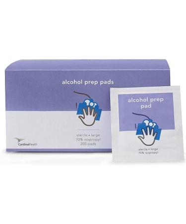 Balego 70% Isopropyl Alcohol Prep Pad Individually Packaged 2 Ply Chg Med 2.5 X 1.2 Inch Sterile 200/box 200 Count