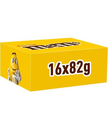 M&M'S PEANUT Milk Chocolate & Peanuts Candy Large 16 x 82g Bags