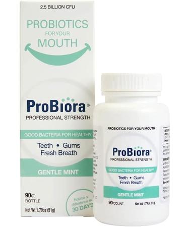 ProBiora Health Professional Strength Good Bacteria for Teeth & Gums | Fresher Breath - 1.79 Oz. - 90 Count - Buy Online on GoSupps.com