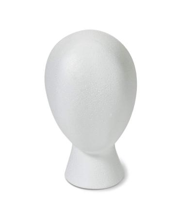 FloraCraft SmoothF M Faceless Head 5.8 Inch x 6.8 Inch x 9.8 Inch White 5.8 x 6.8 x 9.8