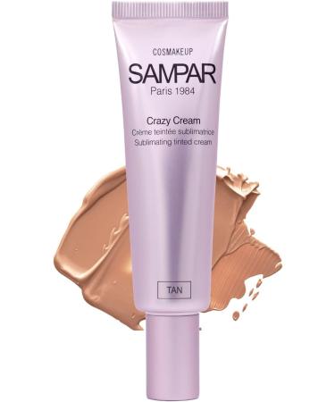 Crazy Cream Tan - Cr me Teint e hydratante & Protectrice Unifie le Teint - Effet Naturel - Pour toutes les Carnations de M dium Mate - Tube 30 ml - SAMPAR - Buy Online on GoSupps.com