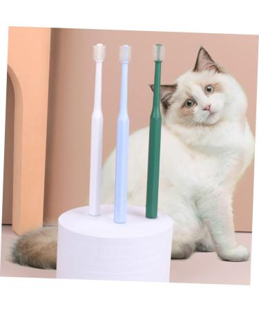 ORFOFE 2pcs Toothbrush Toothpaste for Dogs Uk Dog Toothpaste Dog Chew Brush Dog Tooth Cleaner Plastic - Buy Online on GoSupps.com