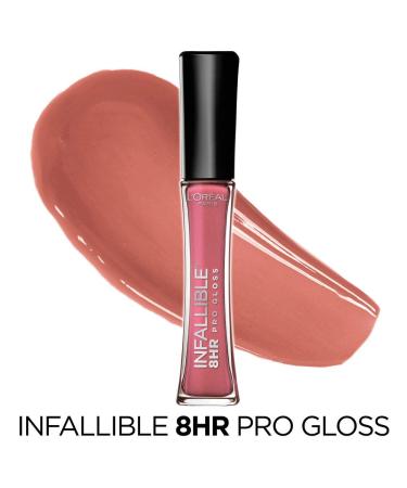 L'Oreal Paris Infallible 8 Hour Hydrating Lip Gloss Sunset 0.5oz (Pack of 2) - Long-Lasting High-Shine Lip Color - Buy Online on GoSupps.com