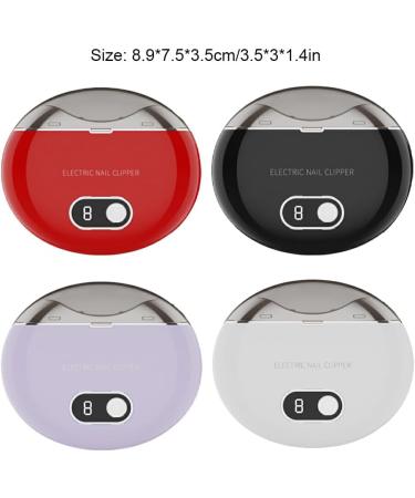 WNDUOKXH Rechargeable Electric Nail Trimmer Cutter for Home Automatic Nail Fingernail ABS Electric Nail Clip Professional Nail Black - Buy Online on GoSupps.com