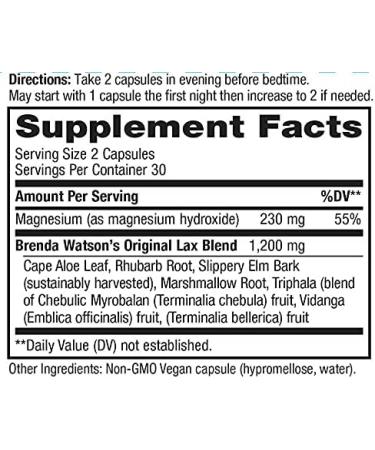 Vital Pro Naturals Advanced Lax Natural Laxative Formula - 60 Capsules - Buy Online on GoSupps.com