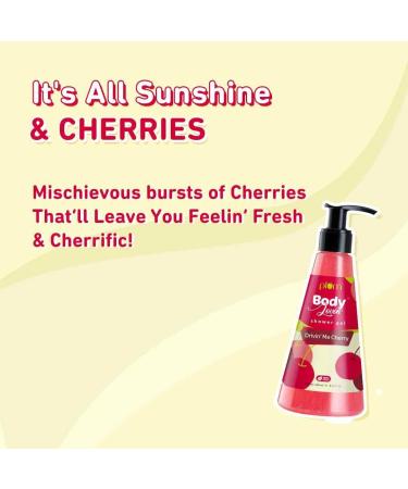Drivin Me Cherry Shower Gel | SLS-Free Body Wash for Women | Nourishing Aloe Infused Body Cleanser | Long Lasting Sweet Cherry Fragrance (240 ml - Buy Online on GoSupps.com