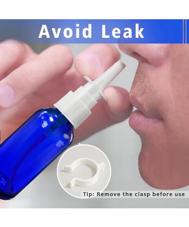 6Pcs 1oz Amber Glass Nasal Spray Bottles with Funnels & Labels - Refillable Fine Mist Spray - International Shipping - Buy Online on GoSupps.com