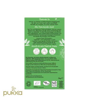 Pukka Bio-Herbal Tea Clear - Fennel Aloe Vera Peppermint Dandelion & Nettle | 80 Tea Bags | 4-Pack | International Shipping Available - Buy Online on GoSupps.com